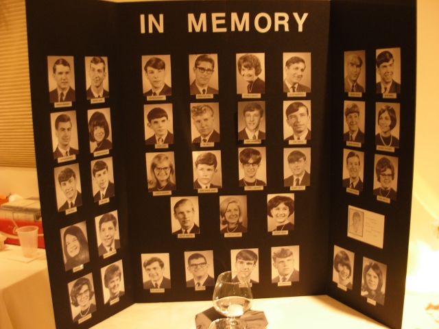 Remembering Deceased Classmates from CD High Class of 68
